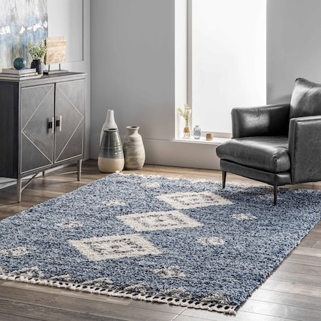 Nuloom Transitional Regina Shag Area Rug 4ft x 6ft KKEL01A-406